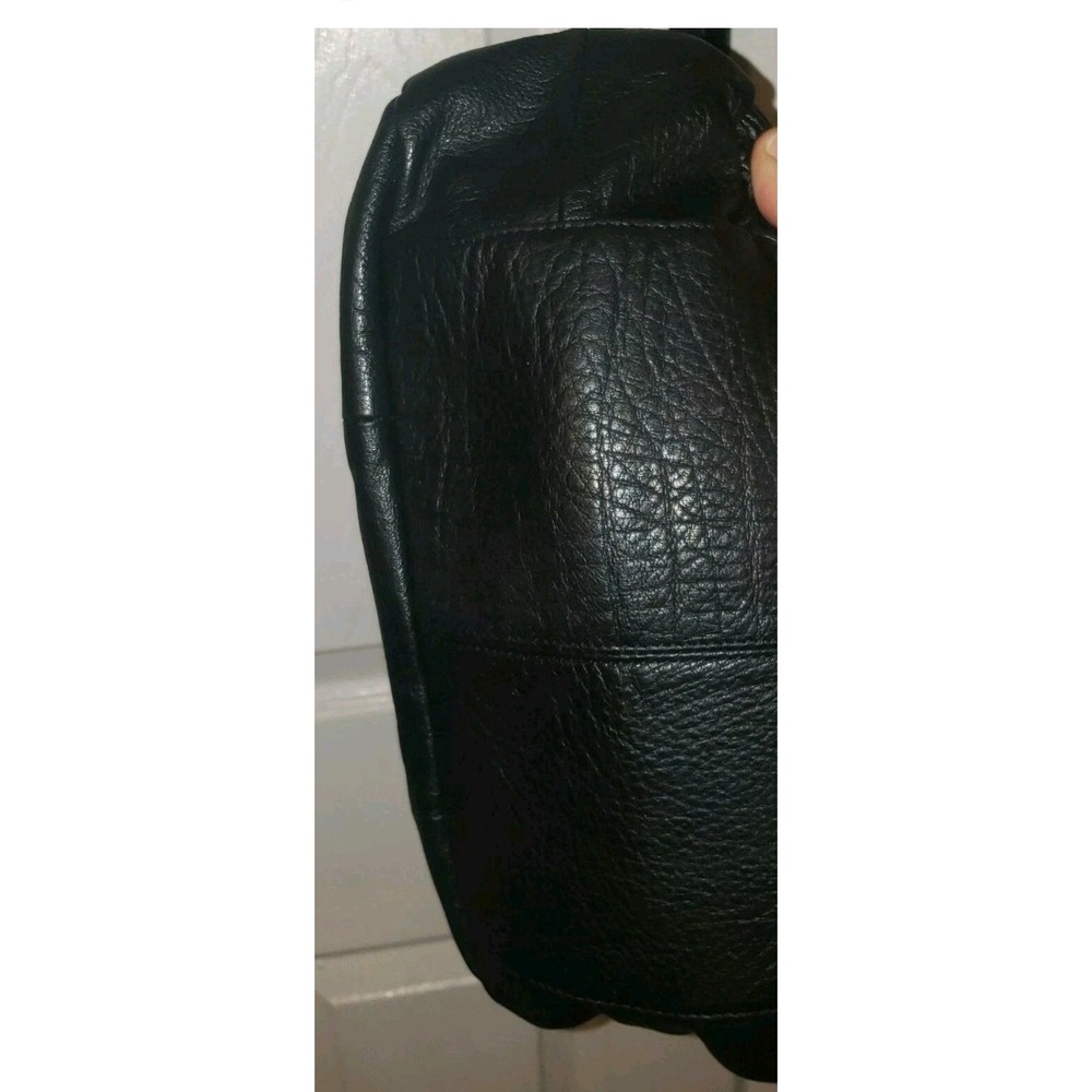Anthropologie Day and Mood Isa Black Leather Hobo Shoulder Crossbody Bag - Picture 6 of 6